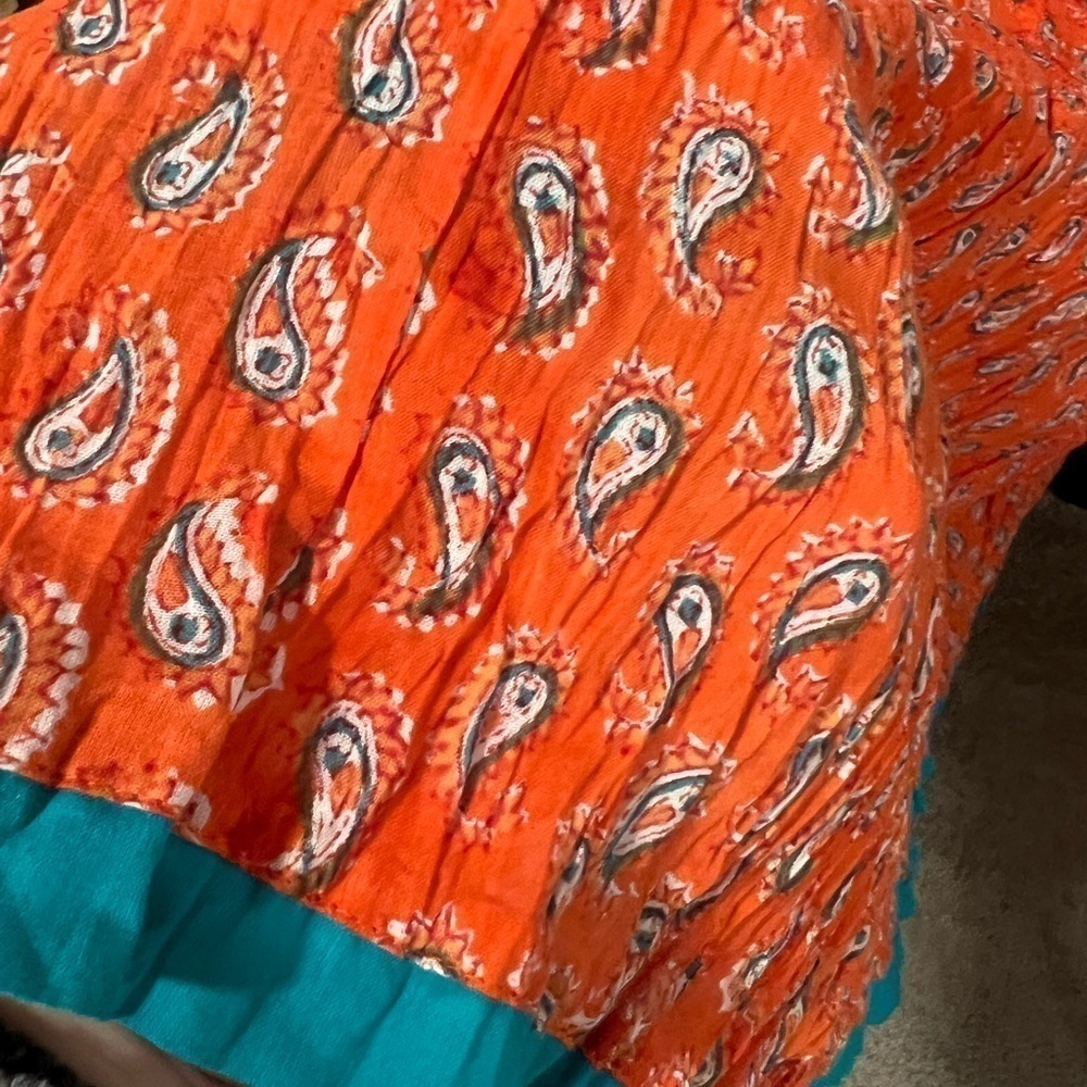 Evergreen smocked strapless boho coverup versatile dress - Picture 5 of 6